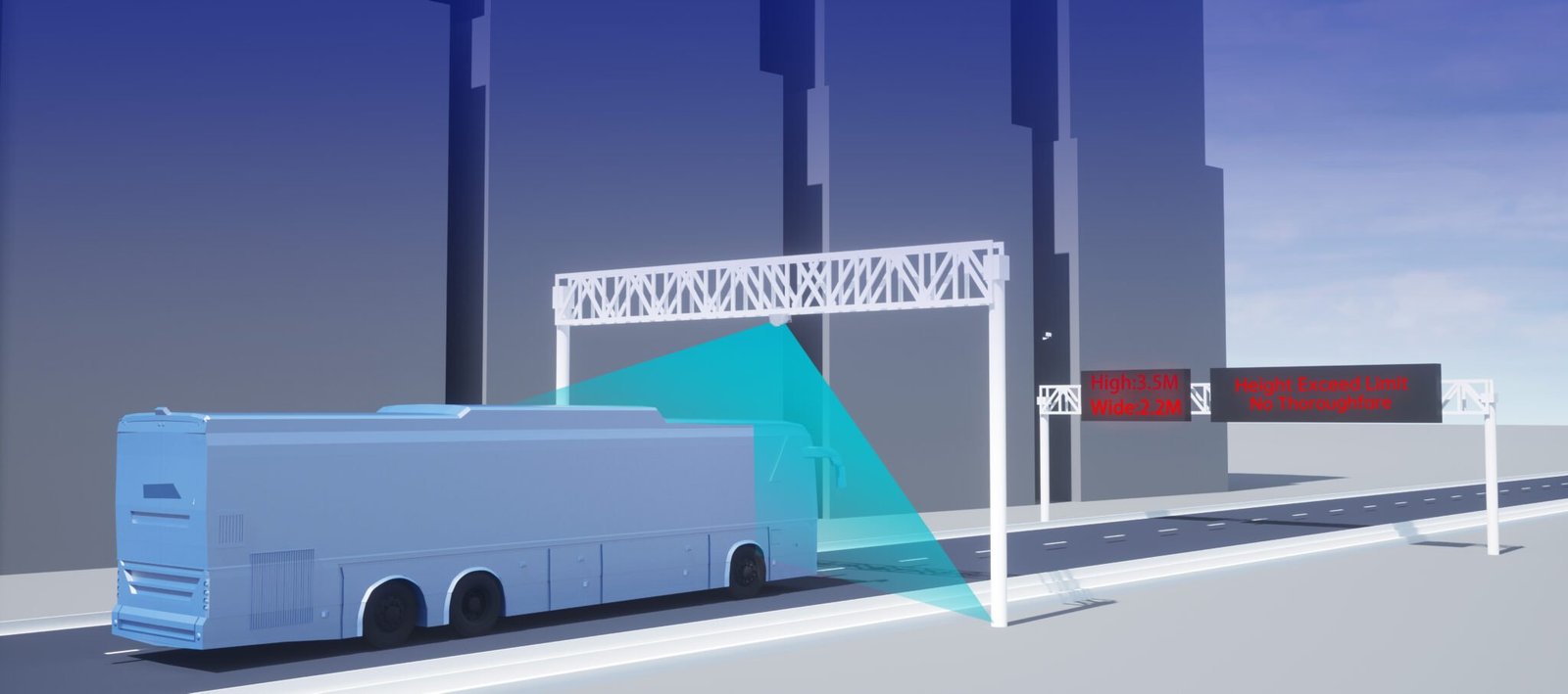 3D LiDAR height limit measurement