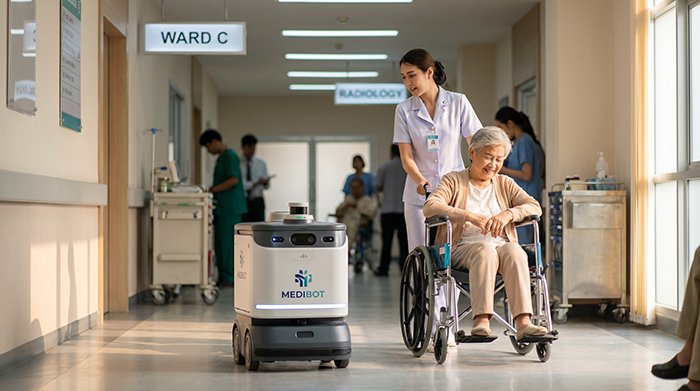 hospital robot obstacle avoidance systems
