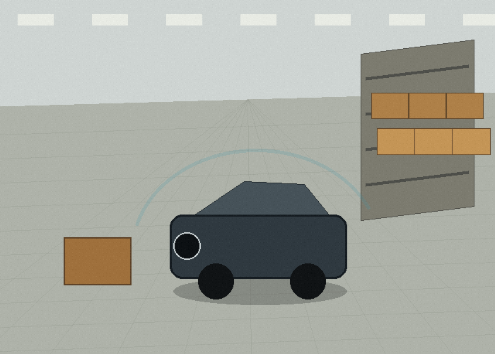 Flash LiDAR sensor practical application scene 1