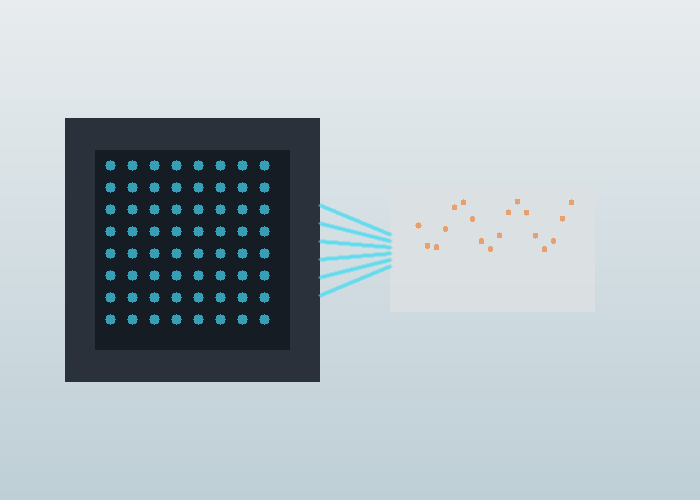 Flash LiDAR SPAD array practical application image 2