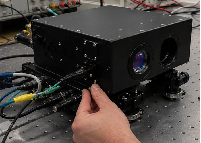 1550 nm LiDAR long-range field test validation scene 2