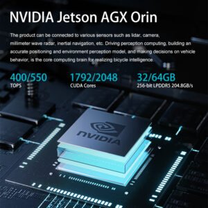 Low Speed Automatic Driving 16-CH GMSL Camera 200/275 TOPS 32GB Jetson AGX Orin Apex Dual Orin Ai Edge Computing