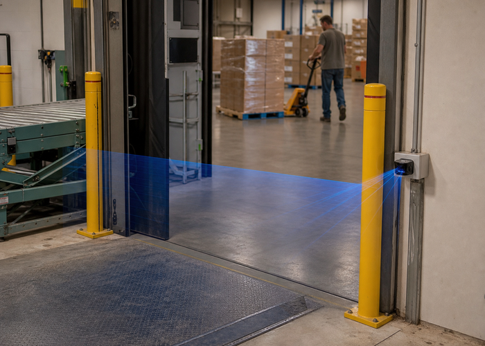 2D LiDAR Safety Scanner Placement for Conveyors and Loading Docks article image 3 2D LiDAR safety scanner placement practical field validation scene 3