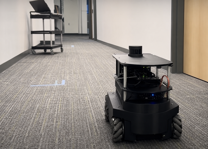 2D LiDAR SLAM robot validation scene 2