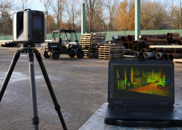 3D LiDAR point cloud setup validation scene 3