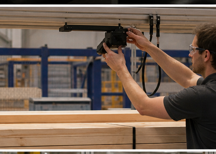 3D LiDAR profiling production line validation scene 2