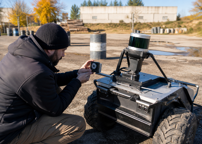 3D LiDAR sensor validation scene 2