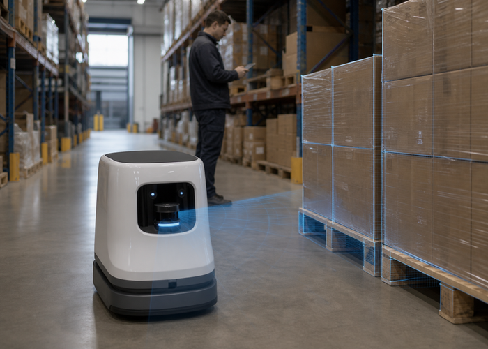 3D LiDAR pallet detection realistic LiDAR application featured scene