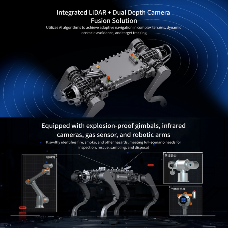 Robotic Dog-EX-1 QuadrupedExplosion-proof