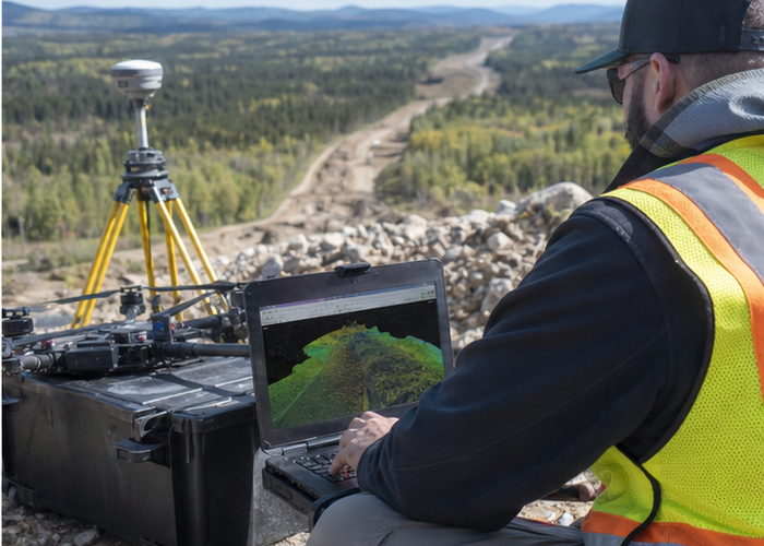 aerial mapping LiDAR UAV survey validation scene 3