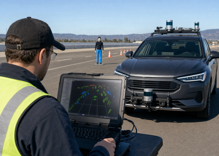 automotive LiDAR architecture test validation scene 3