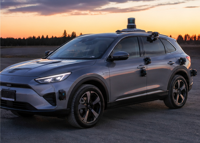 automotive LiDAR mounting test validation scene 3