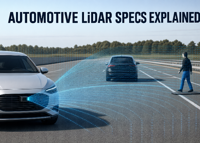 automotive LiDAR specifications real application featured image