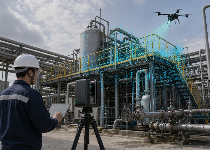 Drone LiDAR vs Terrestrial 3D Scanning for Industrial Inspection article image 3 drone LiDAR vs terrestrial 3D scanning field application image 3