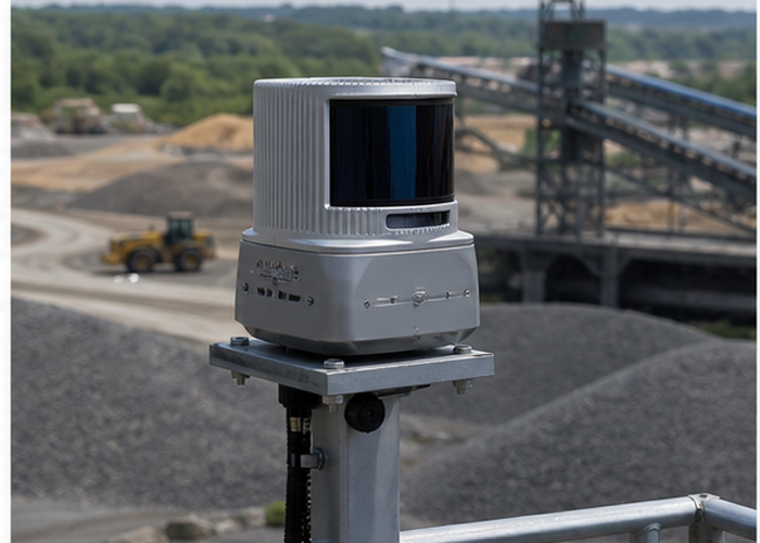 LiDAR stockpile monitoring in a realistic LiDAR application scene