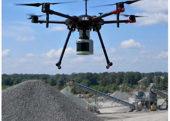LiDAR stockpile monitoring validation scene 2