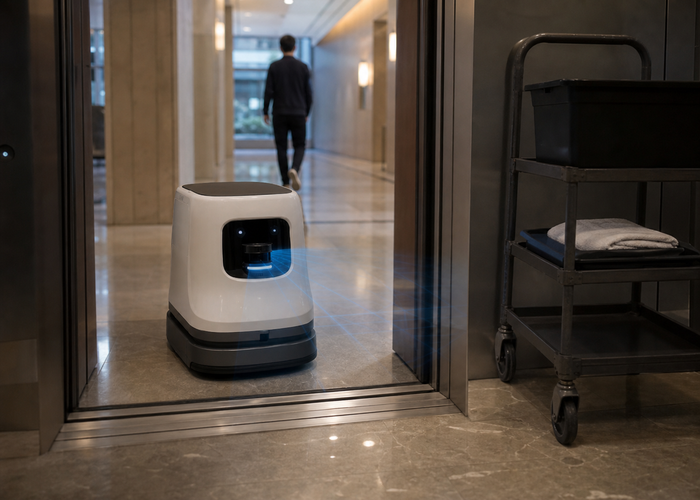Flash LiDAR service robot navigation realistic LiDAR application featured scene