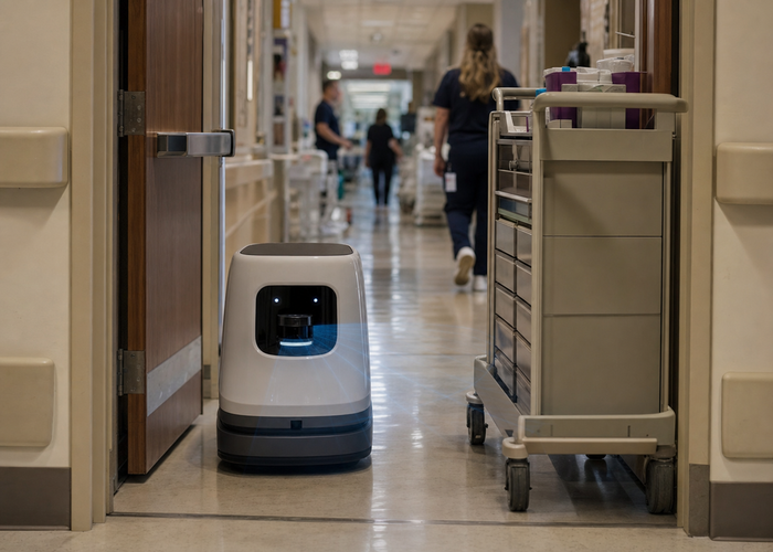 Flash LiDAR for Doorway and Elevator Navigation in Service Robots article image 2 Flash LiDAR service robot navigation practical field validation scene 2