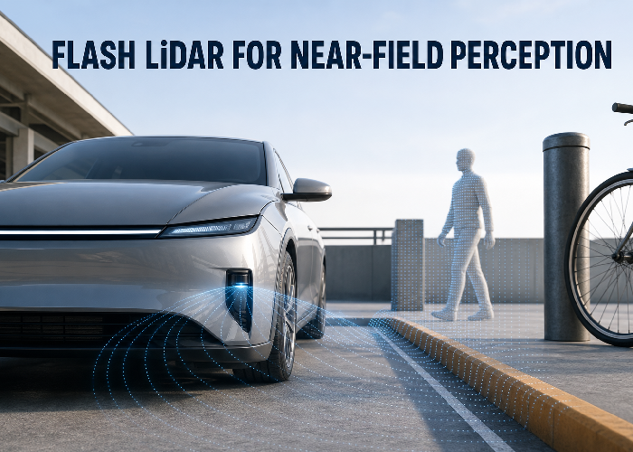 Flash LiDAR for near-field automotive perception real application featured image