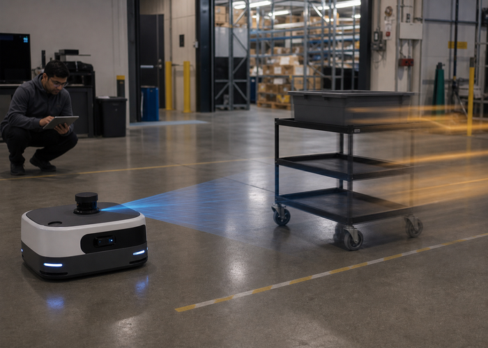 FMCW LiDAR moving obstacle tracking practical field validation scene 2