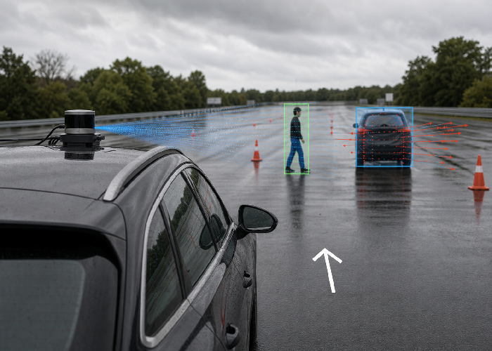 FMCW LiDAR velocity detection real application featured image
