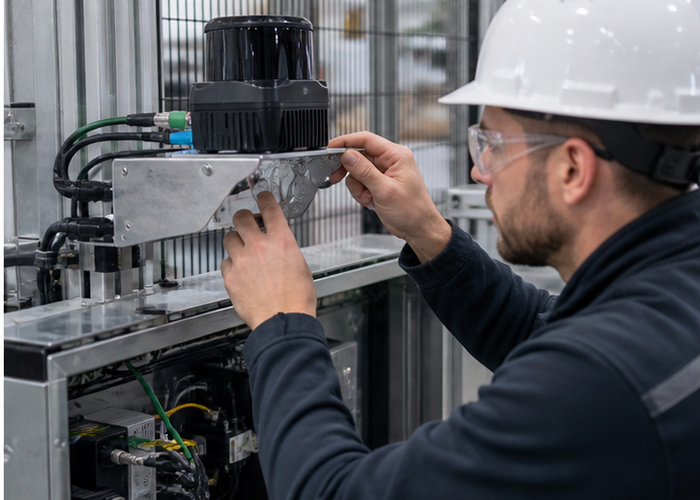 industrial LiDAR sensor validation scene 3