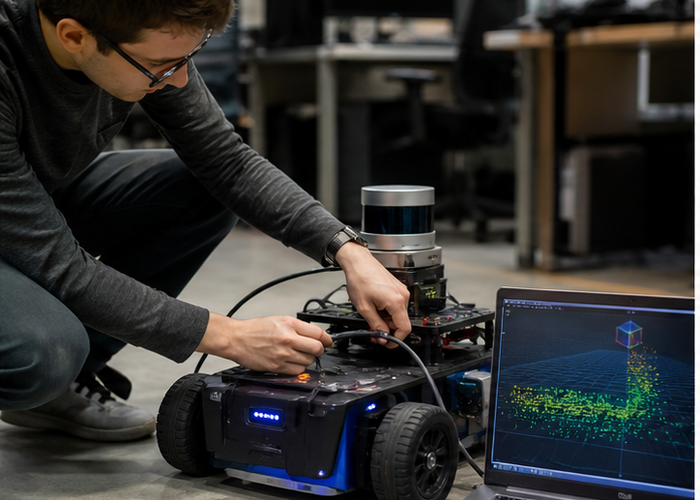 LiDAR data format testing in a realistic LiDAR application scene