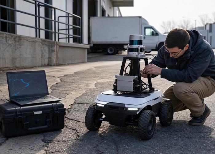 LiDAR-inertial odometry robot validation scene 2