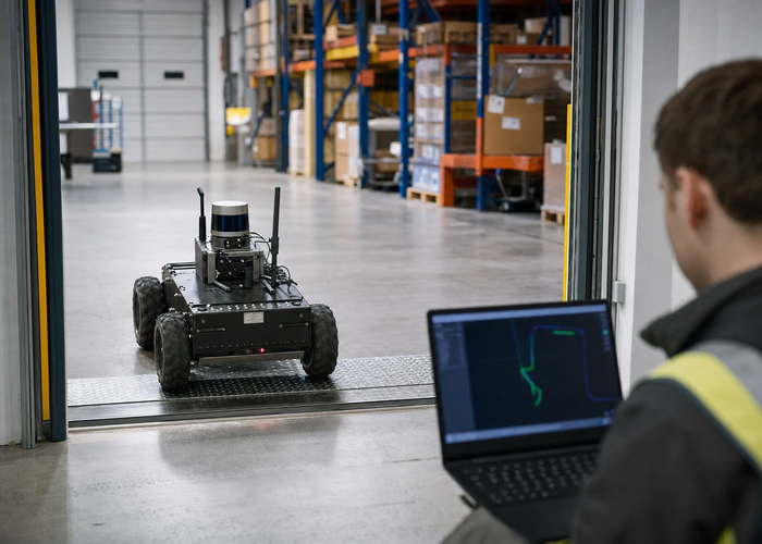 LiDAR-inertial odometry robot validation scene 3