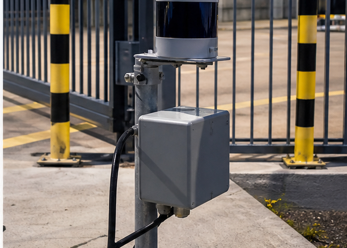 LiDAR intrusion detection perimeter setup validation scene 3