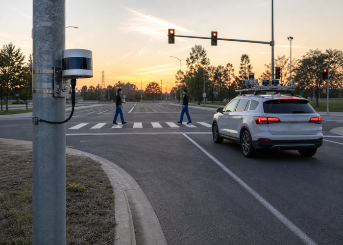 LiDAR pedestrian detection field application scene