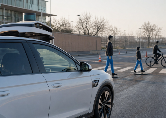 LiDAR pedestrian detection validation scene 2