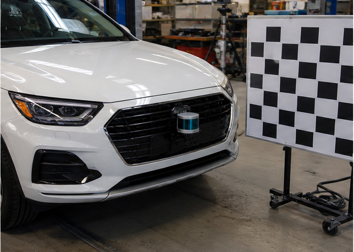 LiDAR sensor calibration validation scene 2