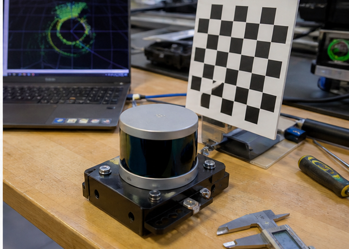 LiDAR sensor calibration validation scene 3