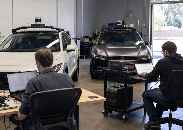 LiDAR interference fleet test in a realistic LiDAR application scene