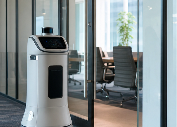 LiDAR sensor for robots in doorway and elevator tests in a realistic LiDAR application scene