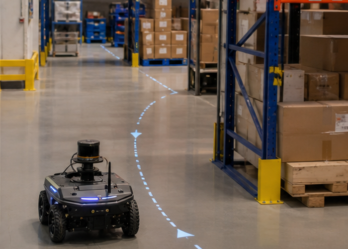 LiDAR SLAM test robot validation scene 3