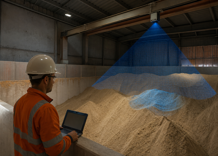 LiDAR volume measurement validation scene 3