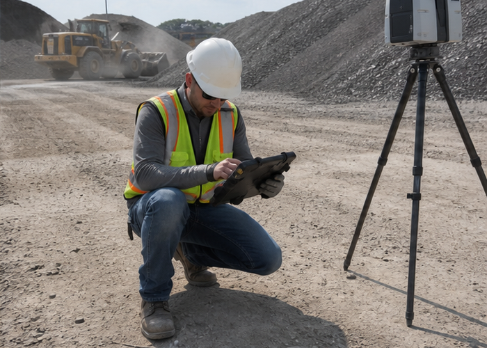 LiDAR volume boundary survey acceptance validation