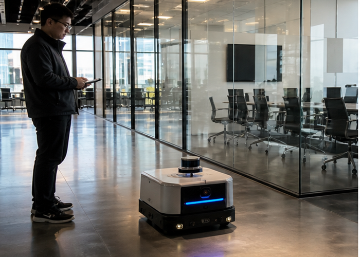 robotic LiDAR glass-route test featured scene