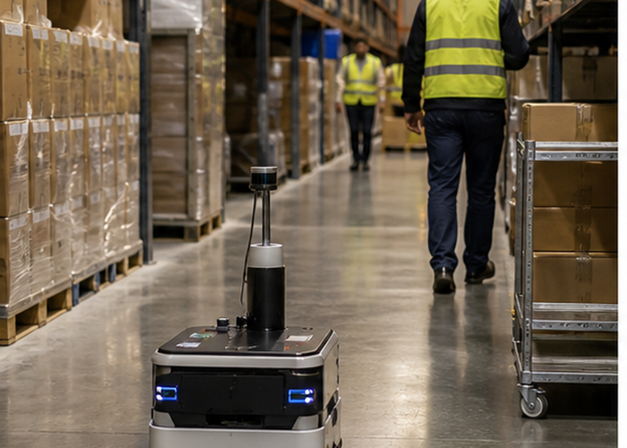 robotic LiDAR dynamic obstacle test featured scene