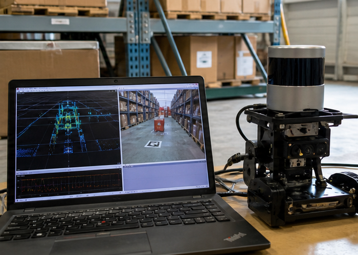 3D LiDAR simulation test setup validation scene 3