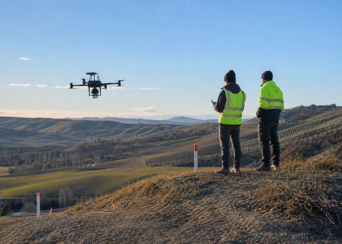 terrain follow LiDAR field application scene