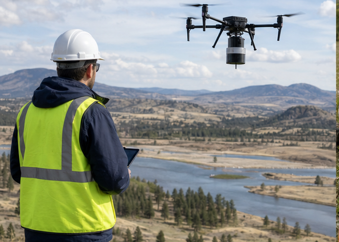 UAV LiDAR survey accuracy in a realistic LiDAR application scene