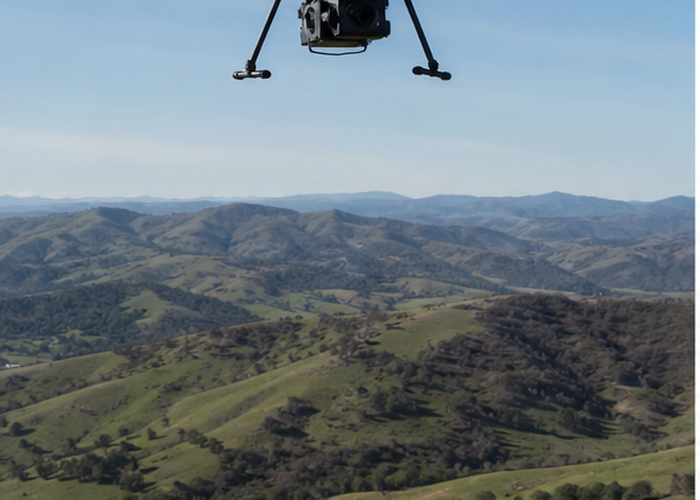 UAV topography LiDAR field survey in a realistic LiDAR application scene