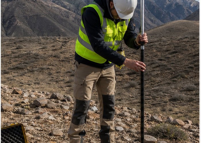 UAV topography LiDAR field survey validation scene 2