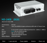 NVIDIA ND-2408 20/40TOPS 4/8GB Embedded Edge Computing Artificial Intelligence AI Computer Jetson Orin Nano case