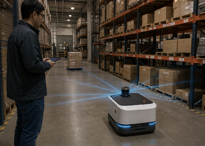 What Affects LiDAR Sensor Price? Specs, Volume and Application Fit photoreal application image 2 What Affects LiDAR Sensor Price? Specs, Volume and Application Fit photoreal LiDAR application scene 2