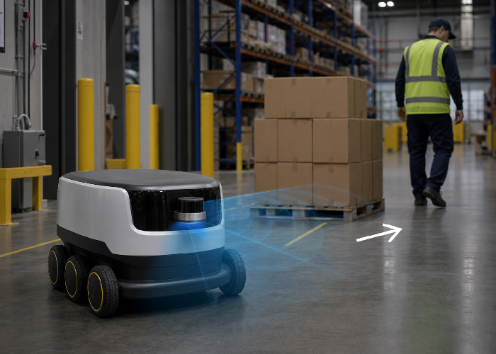3D safety LiDAR real application scene