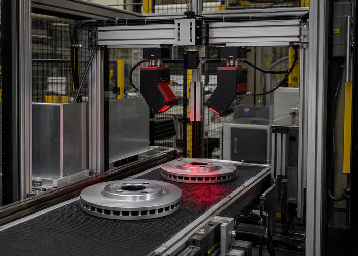 3D laser profiling of brake discs validation scene 3